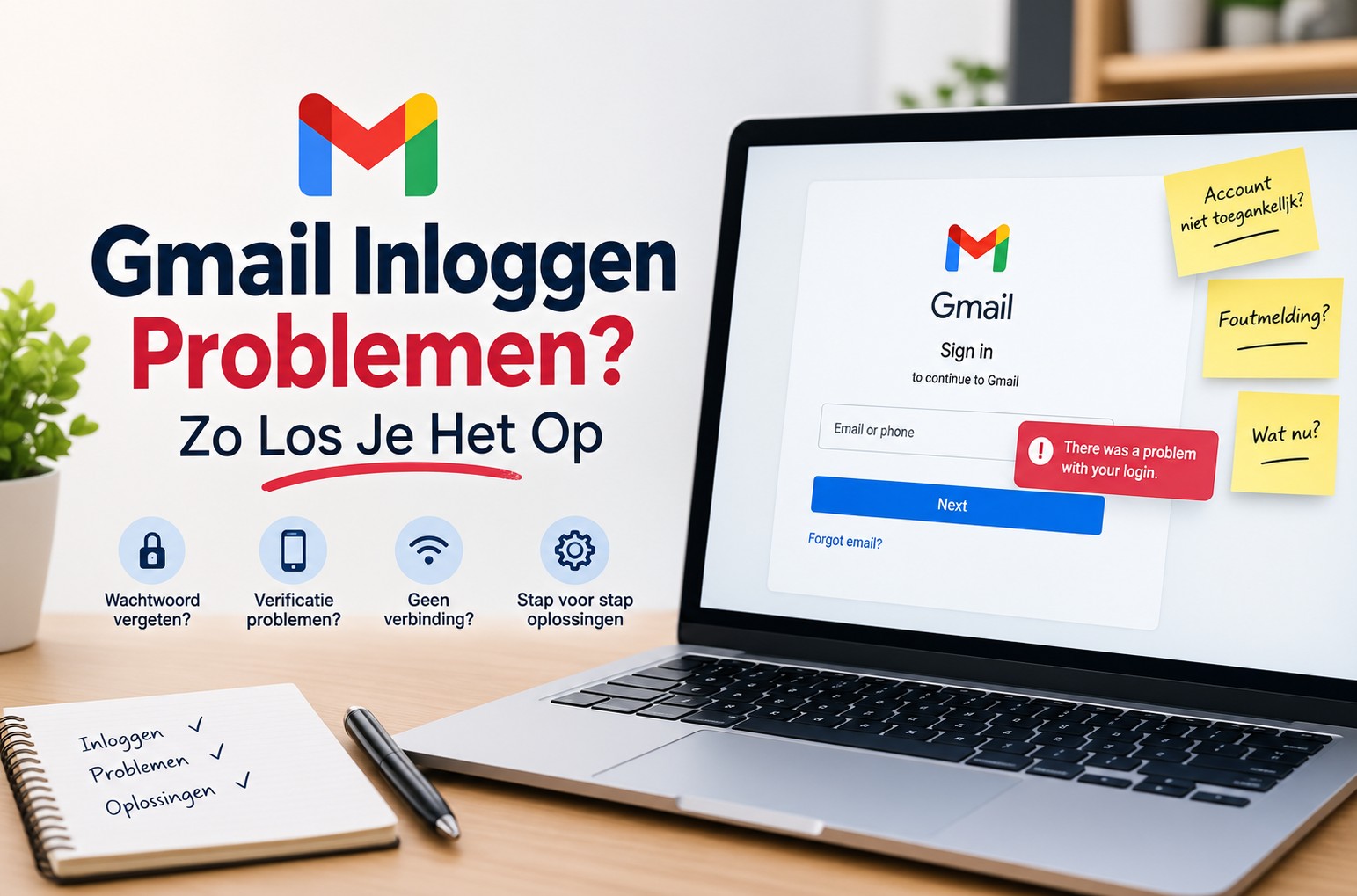 Gmail inloggen en account problemen